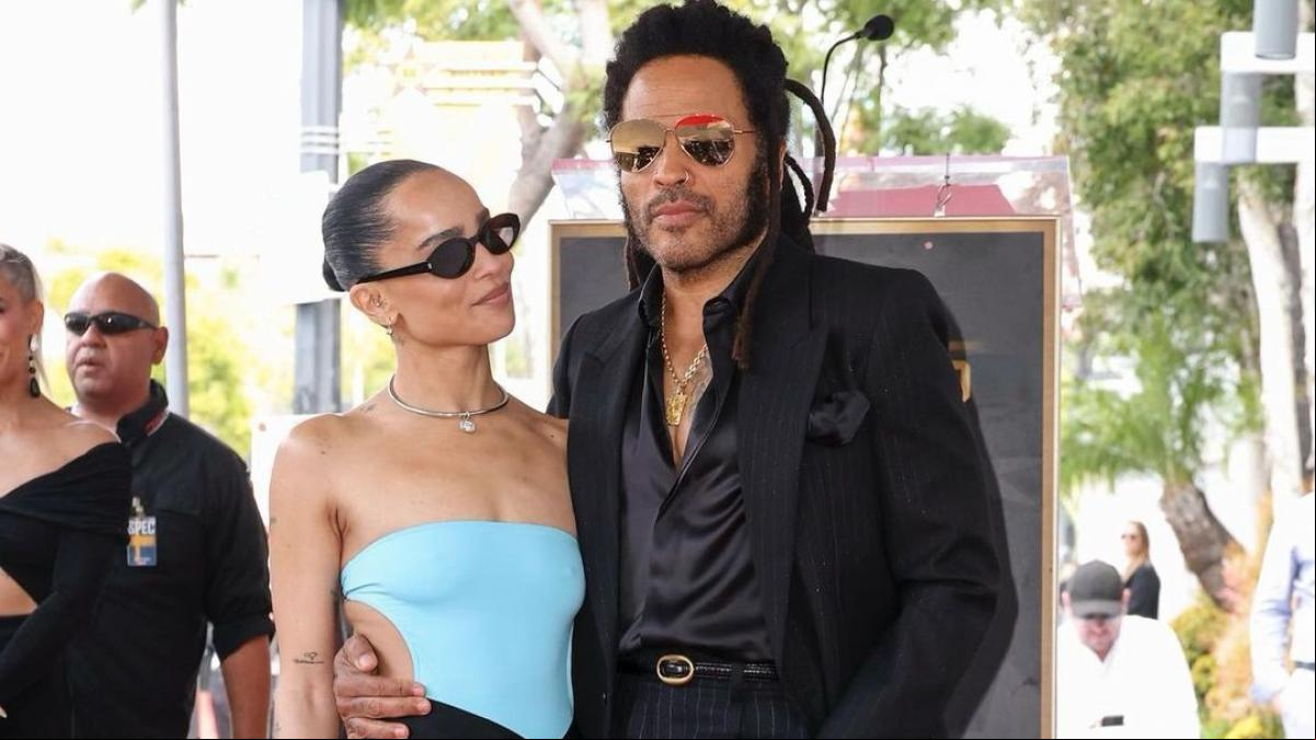 Zoë Kravitz tira de recuerdos para homenajear a su padre Lenny: Si no se te ven los pezones, no son camisas