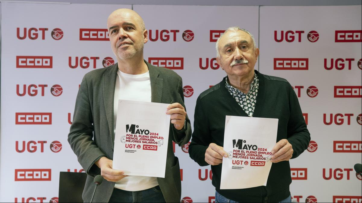 UGT y CCOO reclaman subir salarios, reducir la jornada y vivienda digna en el 1 de mayo
