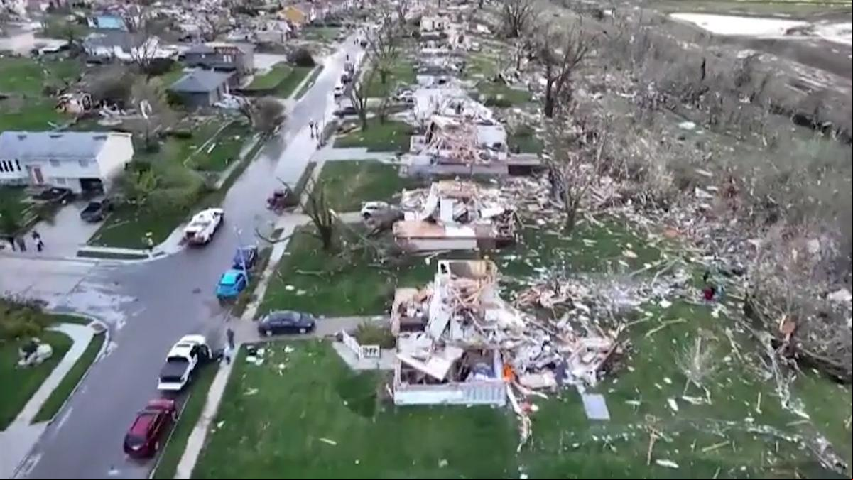 Un tornado arrasa varias zonas de Nebraska