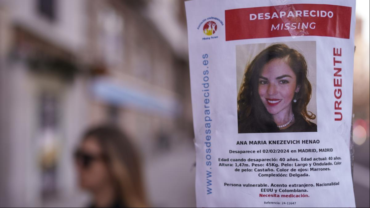 La policía y el FBI buscan en el entorno de Medinaceli (Soria) a Ana María Knezevich