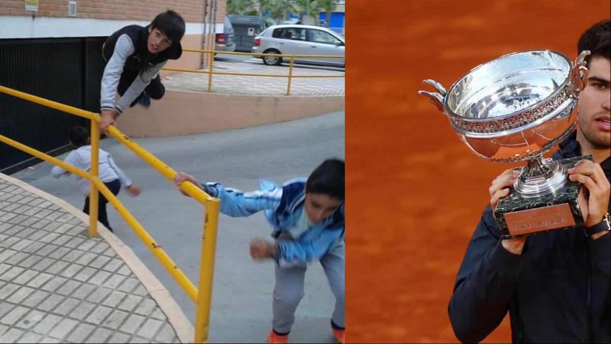Las desternillantes publicaciones de Alcaraz en Instagram cuando era adolescente: “Dinero, raqueta y patatas”