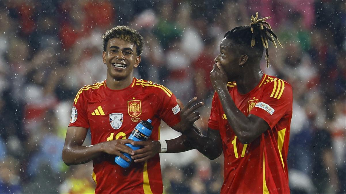 Nico Williams y Lamine Yamal no se entrenan pero podrán jugar ante Alemania