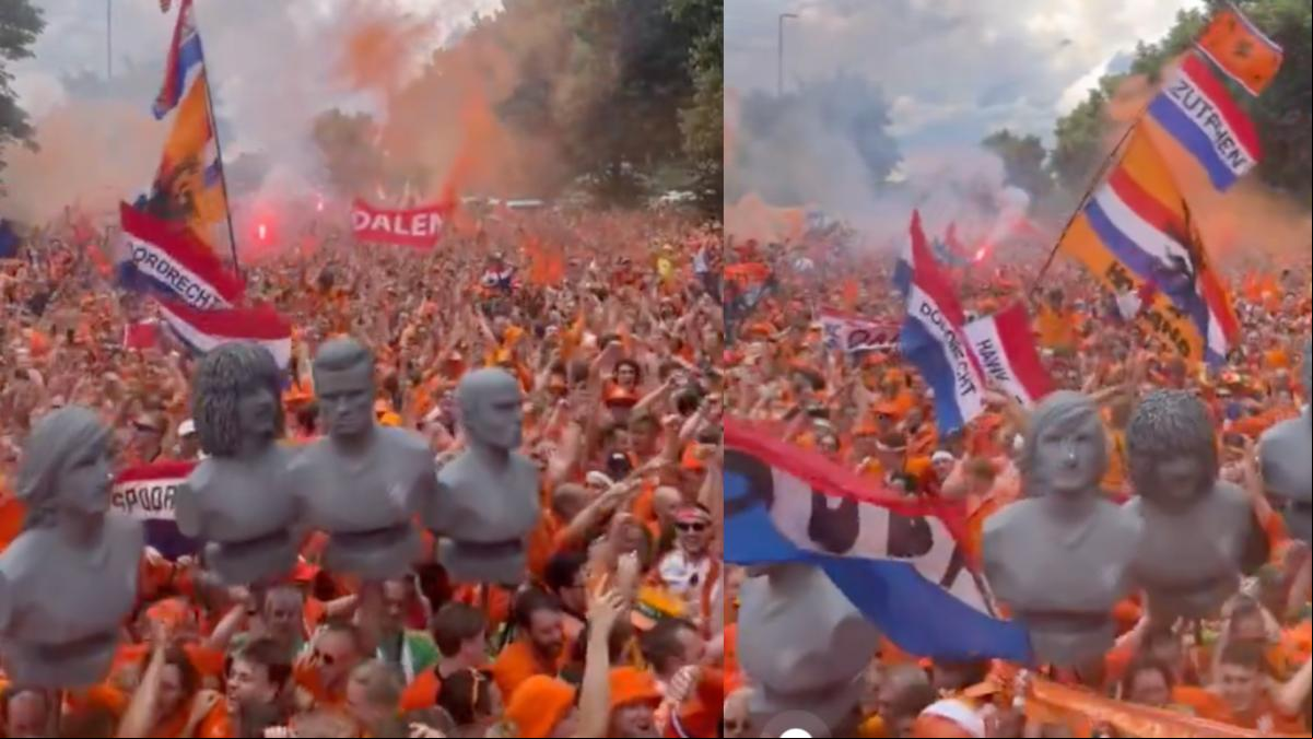 El divertido baile de celebración de Países Bajos en la Eurocopa que se ha vuelto viral
