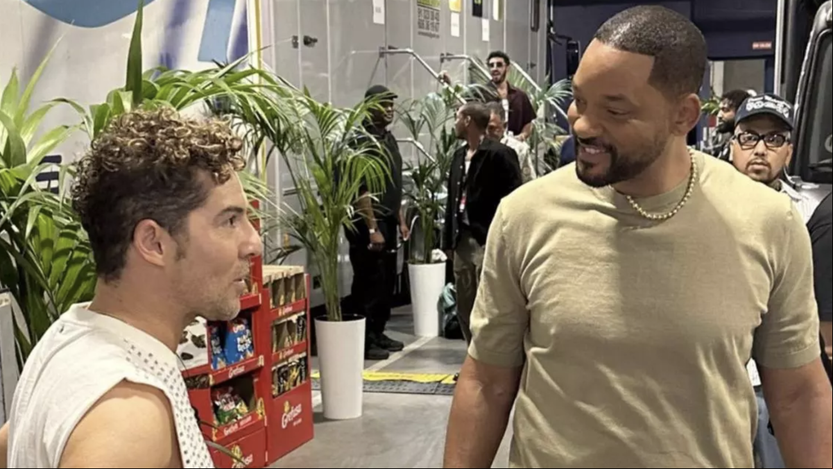El encuentro de Will Smith y David Bisbal en La Velada del Año 4