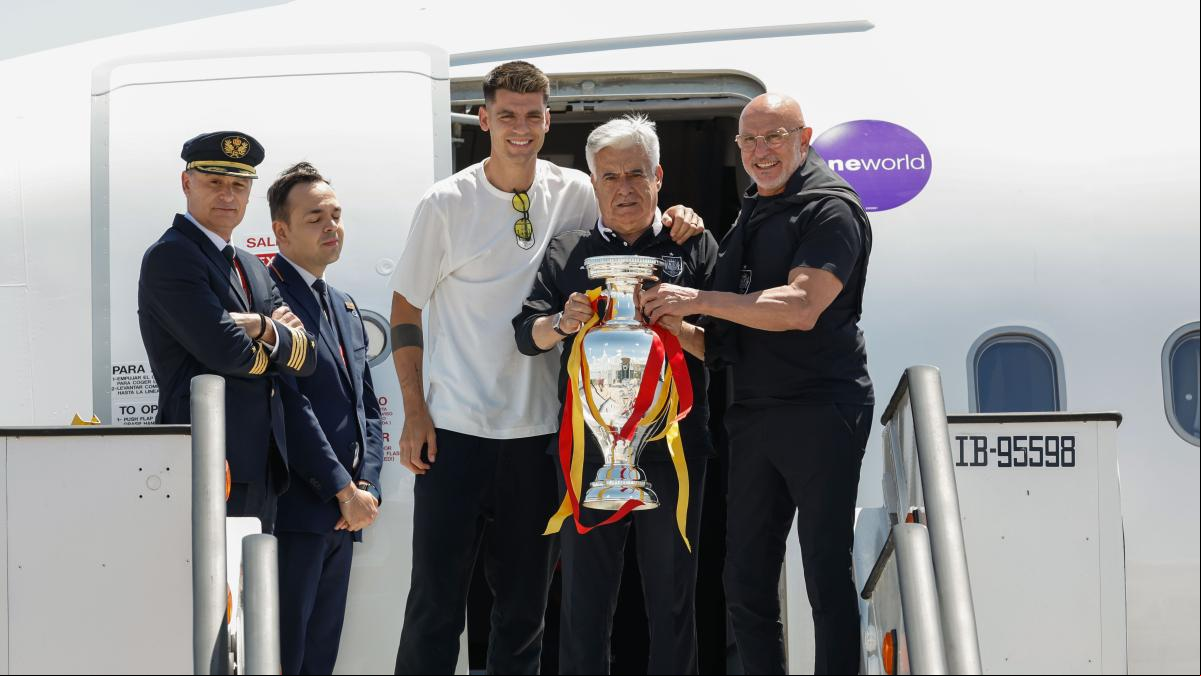 Pedro Sánchez recibe a la selección española