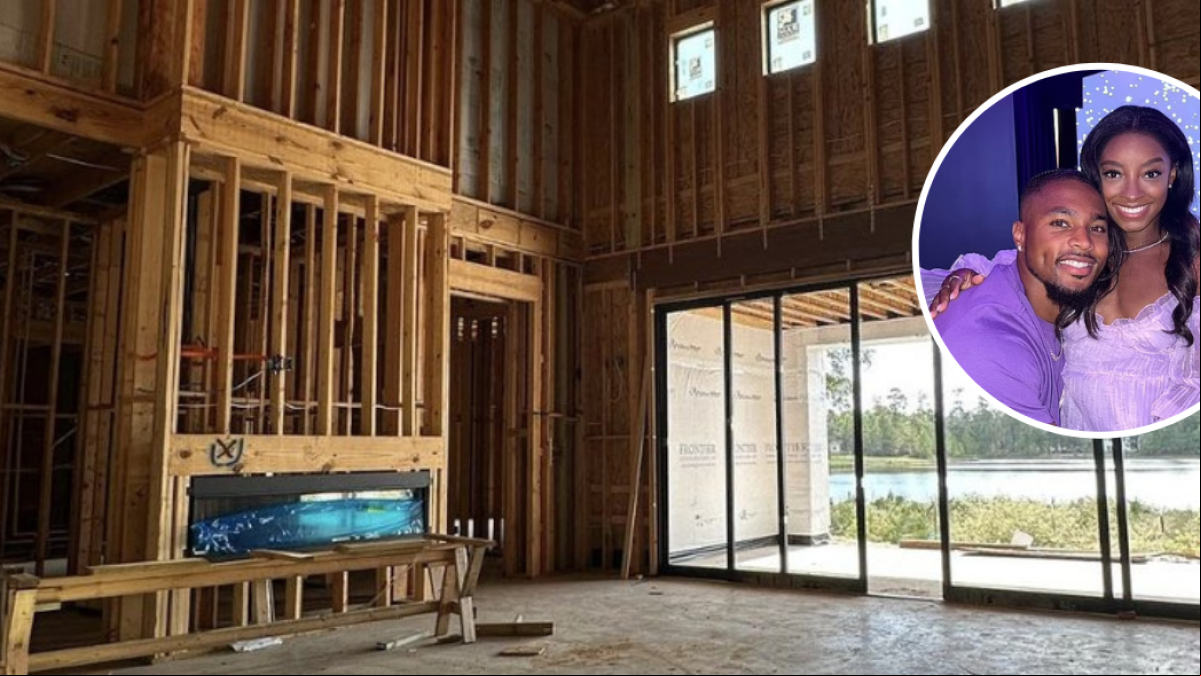 Simone Biles aún tiene una meta por conquistar: ver terminadas las obras de su casa