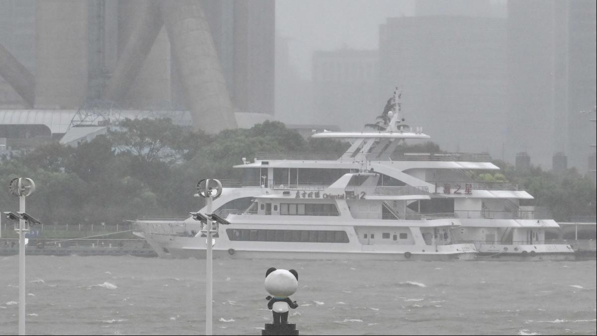 El tifón Bebinca paraliza Shanghai