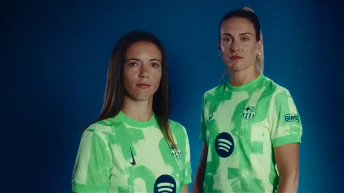 El Barça presenta su tercera equipación “verde esperanza” inspirada en el fútbol femenino