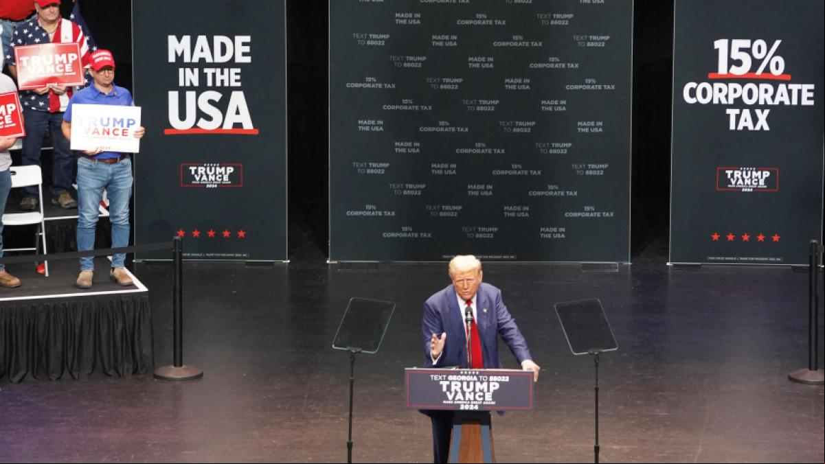 Trump promete “tomar los puestos de trabajo y las fábricas de otros países” con su proteccionismo