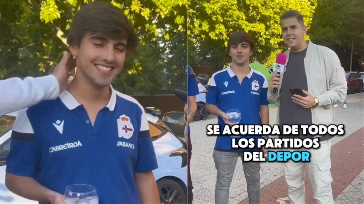 La increíble habilidad de un joven seguir del Deportivo de la Coruña que recuerda todos los resultados desde 2011: “Imposible pillarlo”