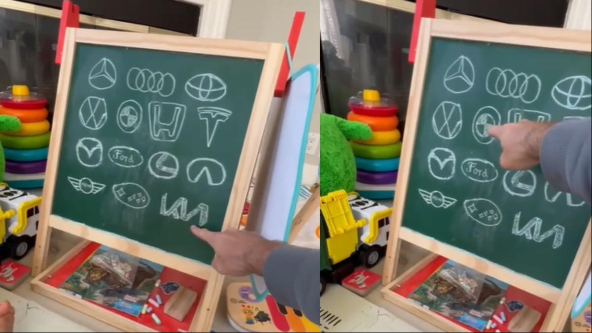 Un niño reconoce los logos de las marcas de coches y las redes alucinan: “Va por buen camino”