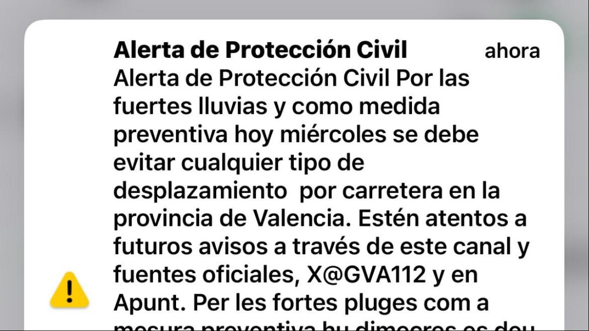 El 94% de los ciudadanos ve útiles las alertas al móvil ante una catástrofe, según el CIS