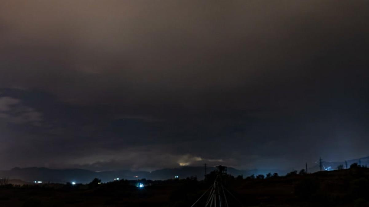 El video de la tormenta eléctrica nocturna en Manlleu