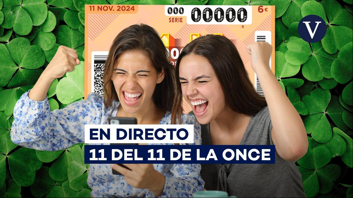 Sorteo del 11 del 11 de la ONCE | Comprobar resultados, números premiados y terminaciones del 11 de noviembre de 2024