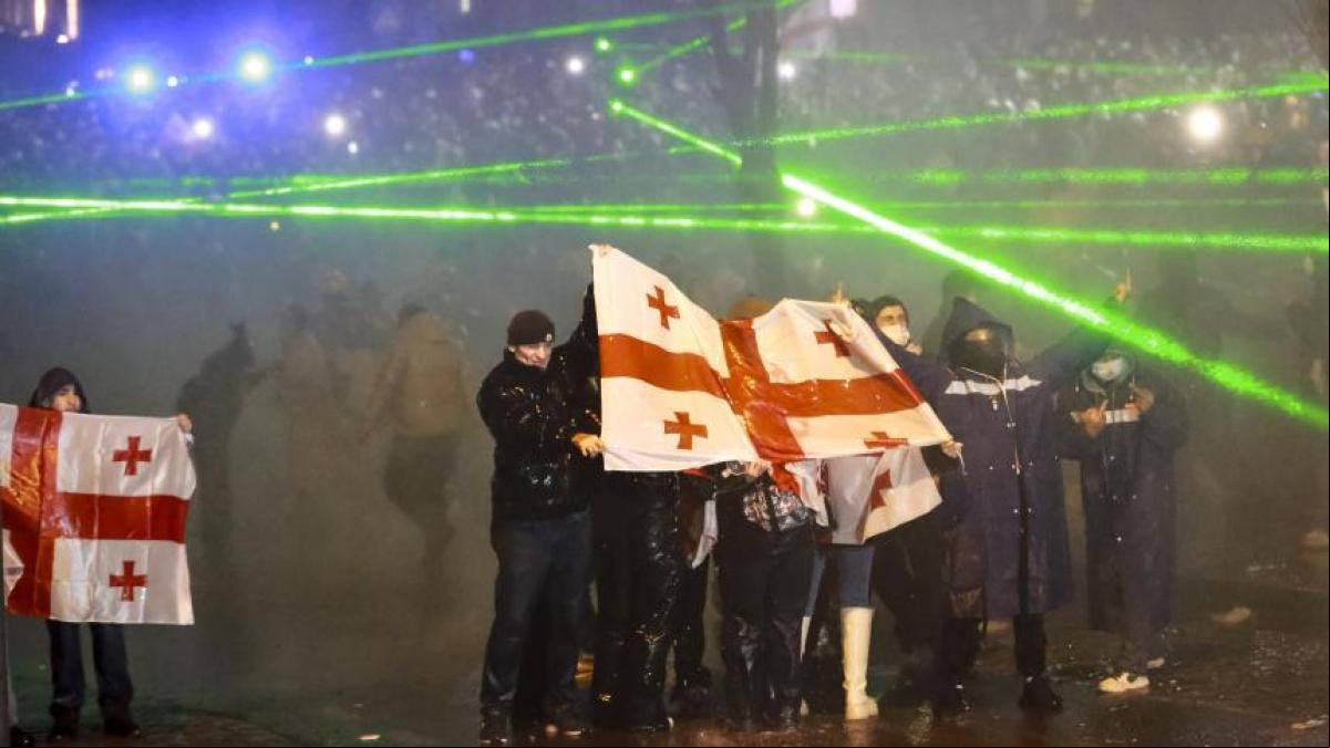 Las protestas llegan a su quinto día en Georgia “sin perder fuerza”