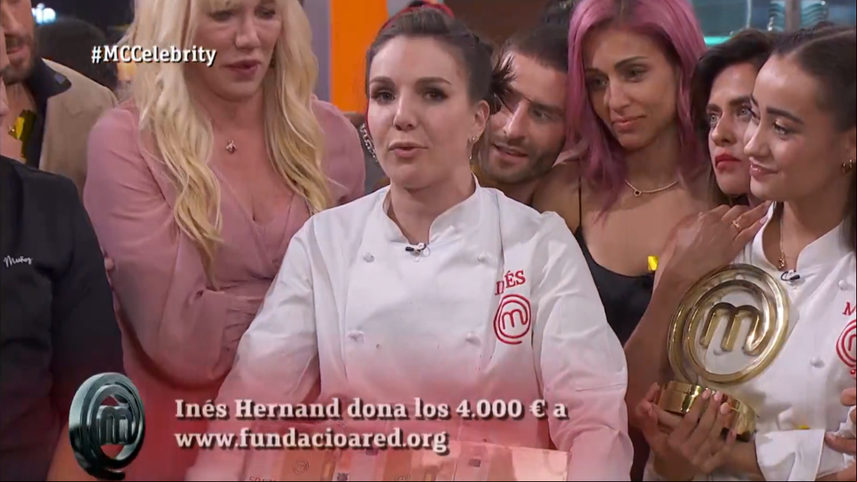 Aluvión de críticas a Hiba Abouk y Pelayo Díaz tras la victoria de Inés Hernand en Masterchef Celebrity: Vergüenza ajena