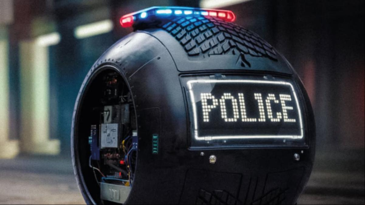 China presenta un robot policía esférico capaz de atacar criminales a velocidades de hasta 35 km/h gracias a la IA
