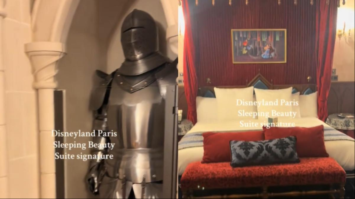Enseña la suite de la Bella Durmiente en Disneyland Paris y todo el mundo dice lo mismo: “Casa del terror”