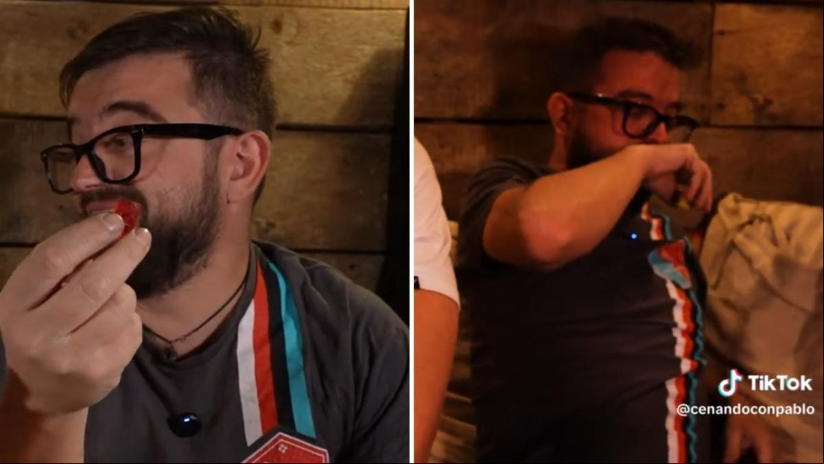Prueban un osito de gominola picante y su reacción no tiene precio: “Estoy yendo al baño cada 10 minutos”