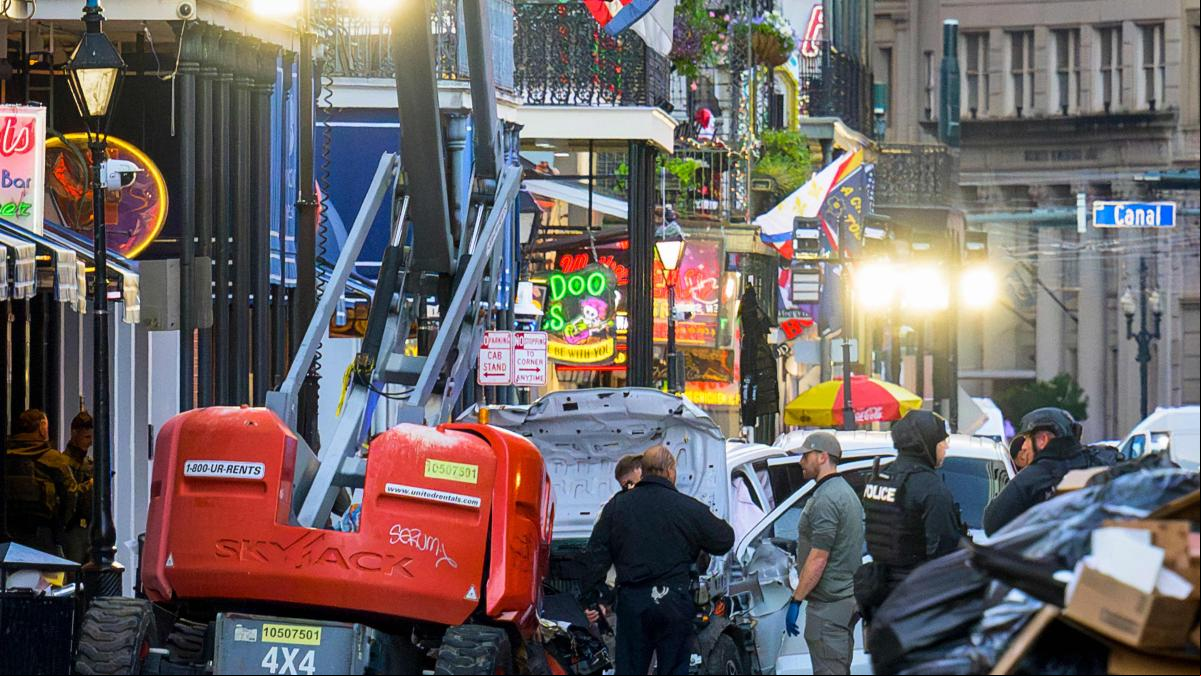 Al menos 15 muertos en un atropello seguido de un tiroteo en Nueva Orleans