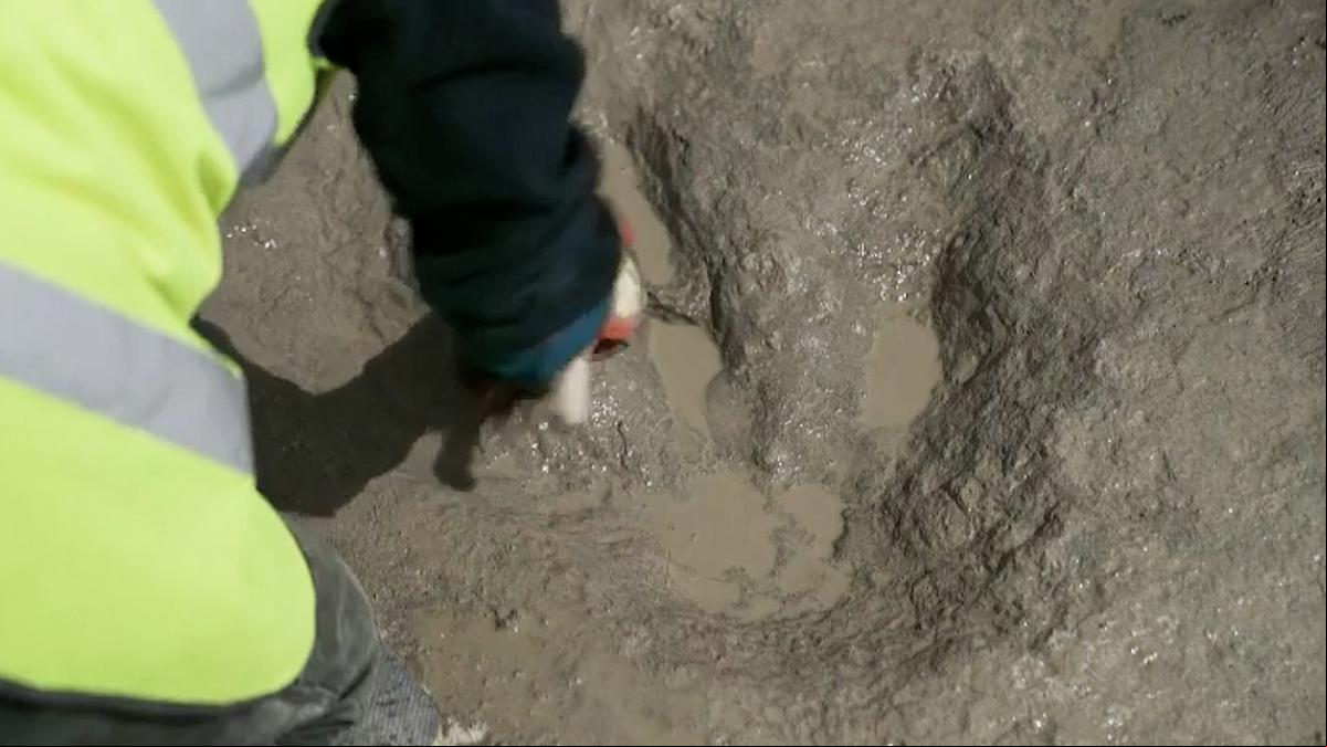 Descubren el mayor yacimiento de huellas de dinosaurios en Reino Unido