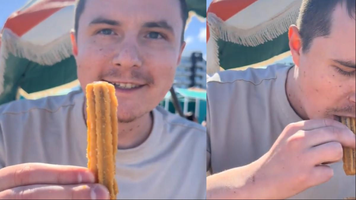 Su novio croata prueba los churros por primera vez y su reacción conquista las redes: “Es como un niño”