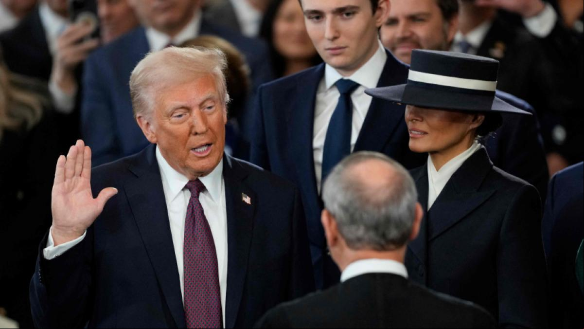 Donald Trump jura la Constitución y culmina su histórico retorno a la Casa Blanca