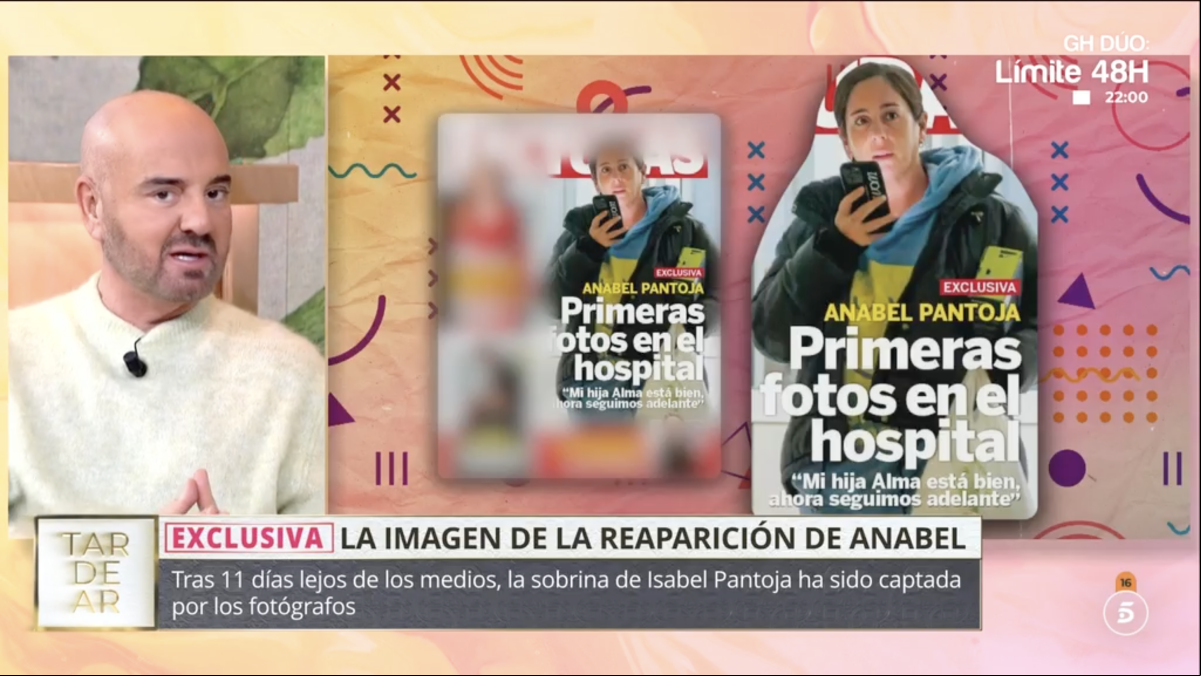 Luis Pliego muestra las primeras imágenes de Anabel Pantoja tras el ingreso hospitalario de su hija