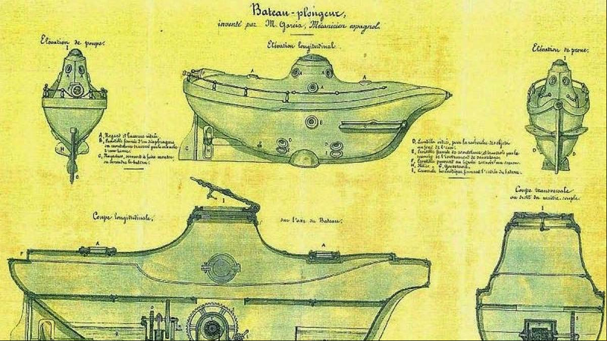 La amarga historia del Garcibuzo, el submarino pionero hundido en el puerto de Alicante