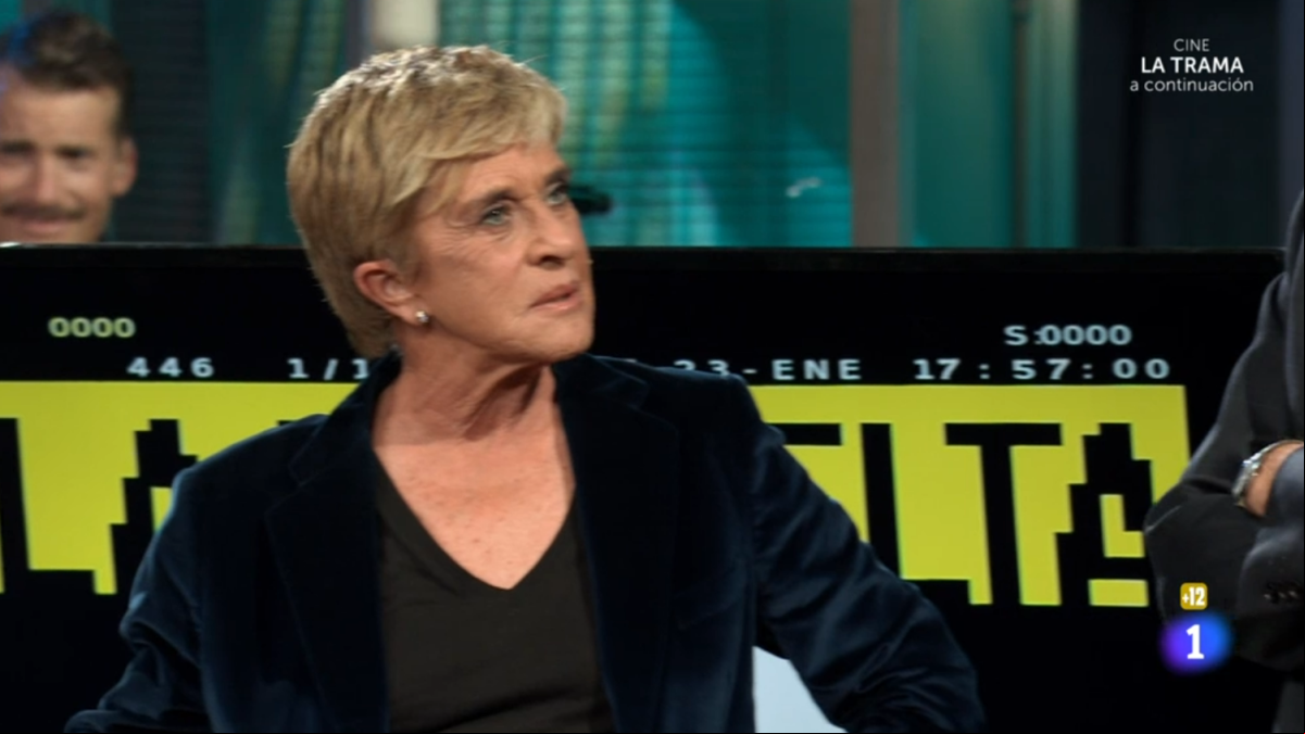 Chelo García-Cortés revoluciona La Revuelta con su visita exprés, un regalo sorpresa y una promesa sobre Bárbara Rey