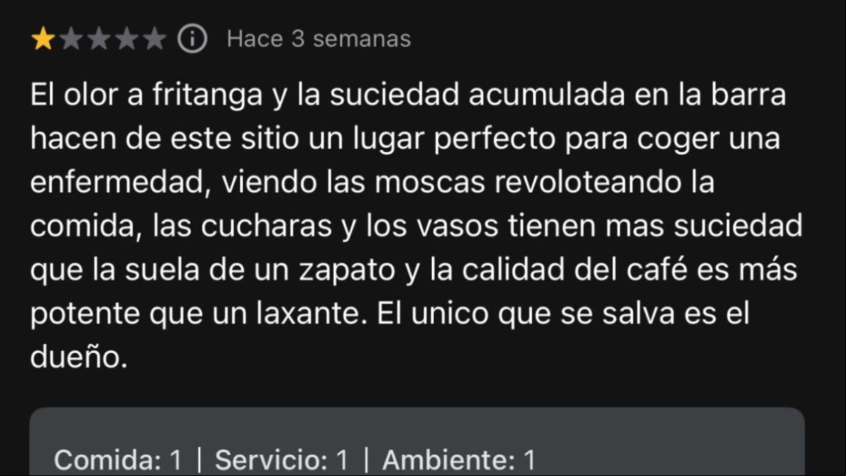 Acusa al trabajador de una empresa de hacer una reseña falsa de su restaurante por venganza: “Heredero de la empresa”