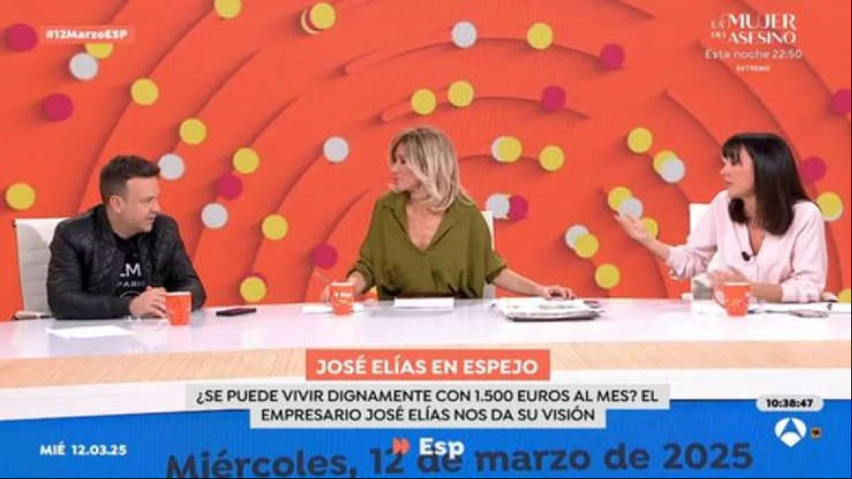El tenso rifirrafe entre José Elías y la politóloga Arantxa Tirado en Antena 3: “Vienes aquí solo porque eres rico”