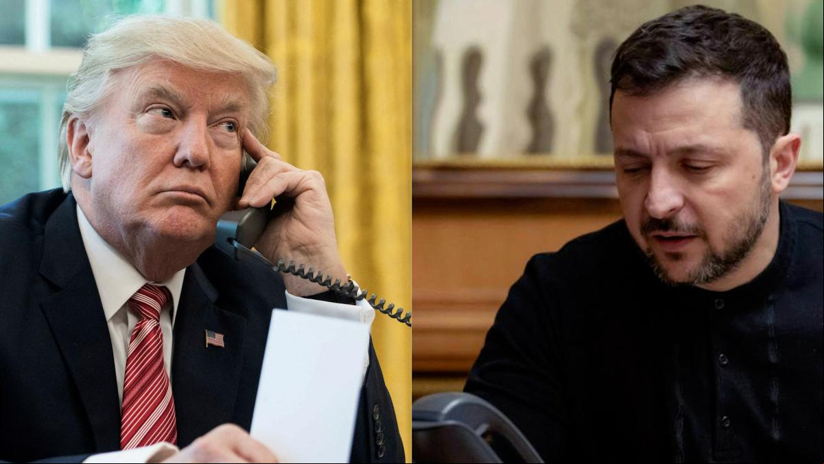 Zelenski acepta la tregua parcial en una conversación con Trump