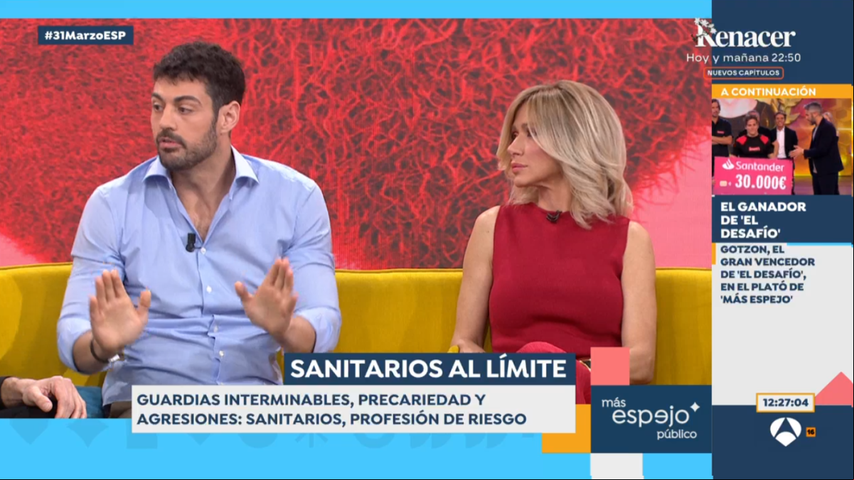José Abellán, cardiólogo, en Espejo Público: “Nos están invitando a irnos. Luego se quejarán que no hay médicos en España”