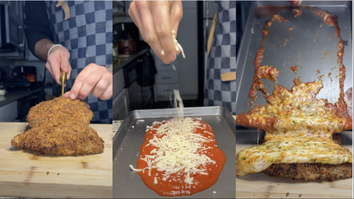 Un estadounidense enseña a hacer la milanesa definitiva y le llueven las críticas: “No quiero la receta”
