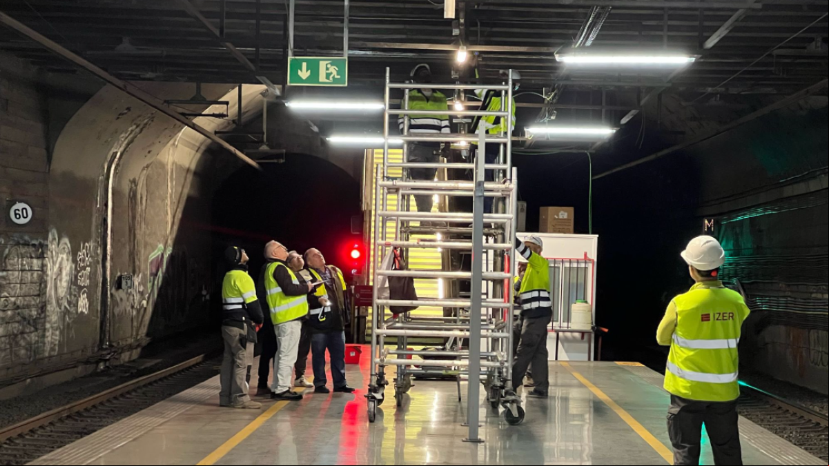 Inicio de las obras para mejorar la estación del Clot en Barcelona