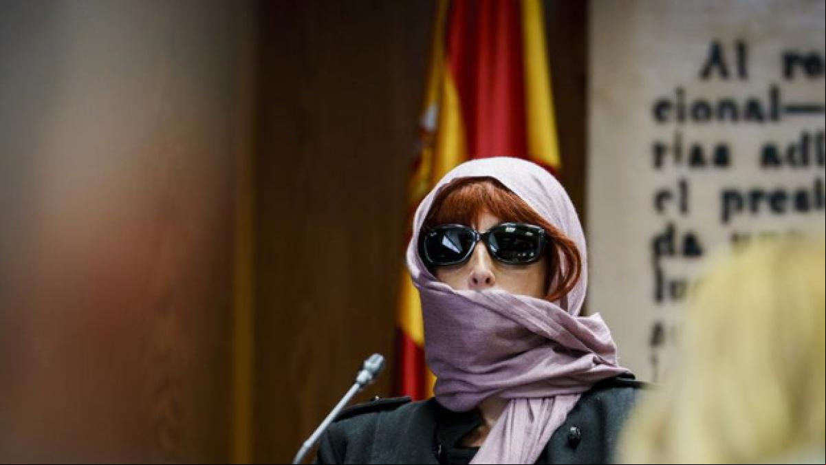 La expareja de Koldo rehúsa declarar en el Senado y le permiten un velo sobre el rostro