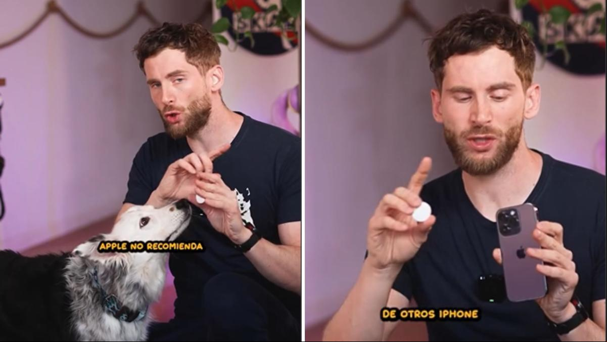 Ninja Skadi, experto canino, explica por qué no se le debe poner un AirTag a los perros: “Nunca le vas a poder encontrar”