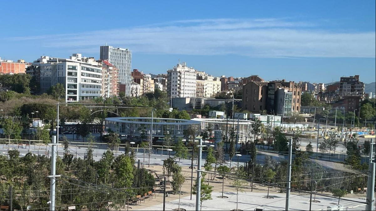 Barcelona estrena el sábado el parque de las Glòries