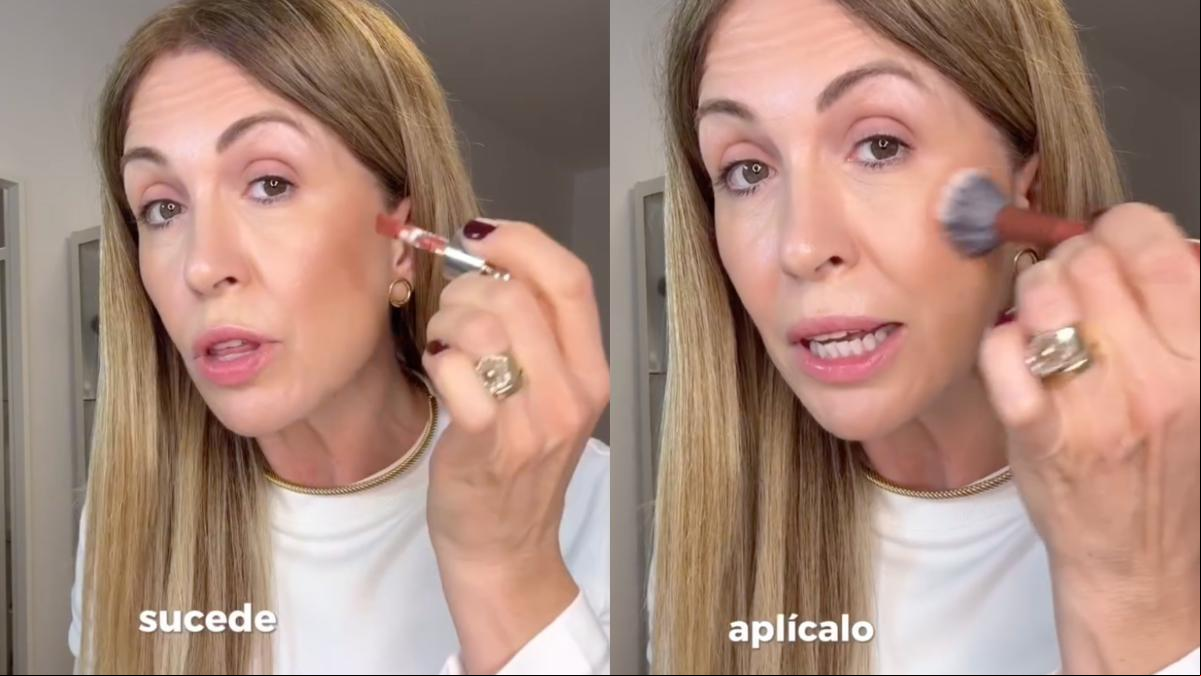 María Sánchez, maquilladora profesional: “Tengo 51 años y así debes aplicar el colorete líquido para que el pómulo no te quede con parches”
