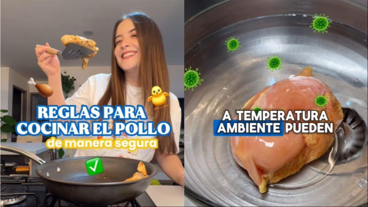 El error que no debes cometer al cortar pollo crudo, según una ingeniera en alimentos: “Una sola gota puede enfermarte y contaminar tus utensilios o alimentos”