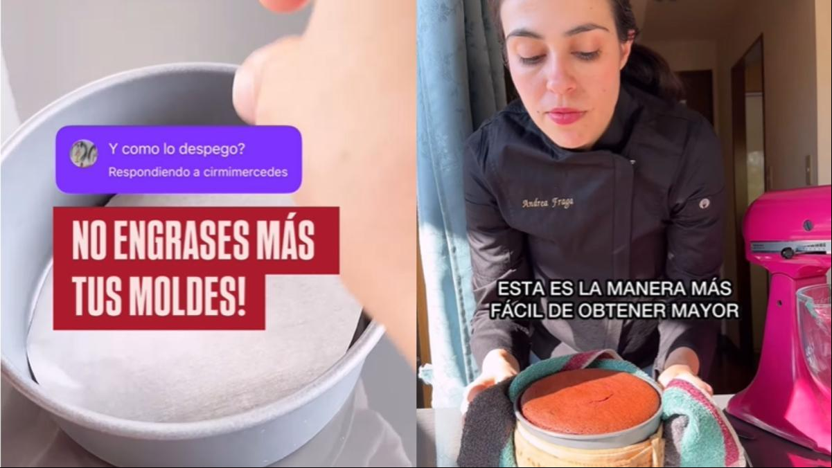 Una experta pastelera revela el truco definitivo para no engrasar los laterales de los moldes en el horneado: “El resultado es excelente y la diferencia de volumen merece la pena”