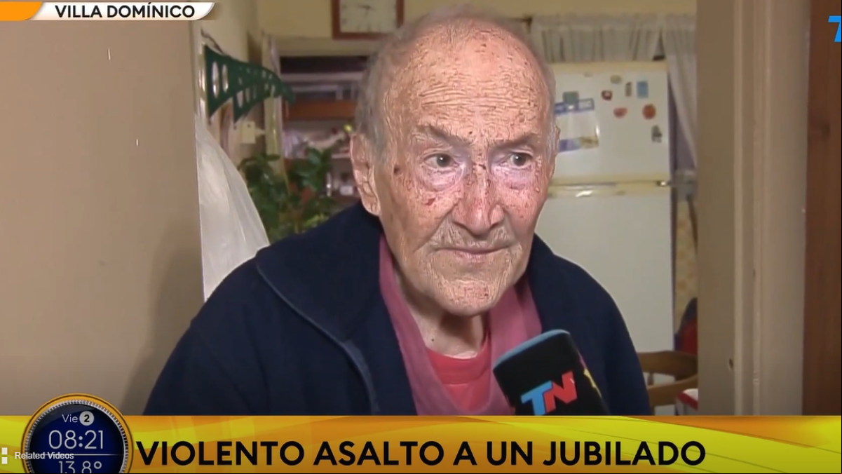 Más de tres horas de terror: asaltan a un jubilado, le pegan y lo amenazan en su casa