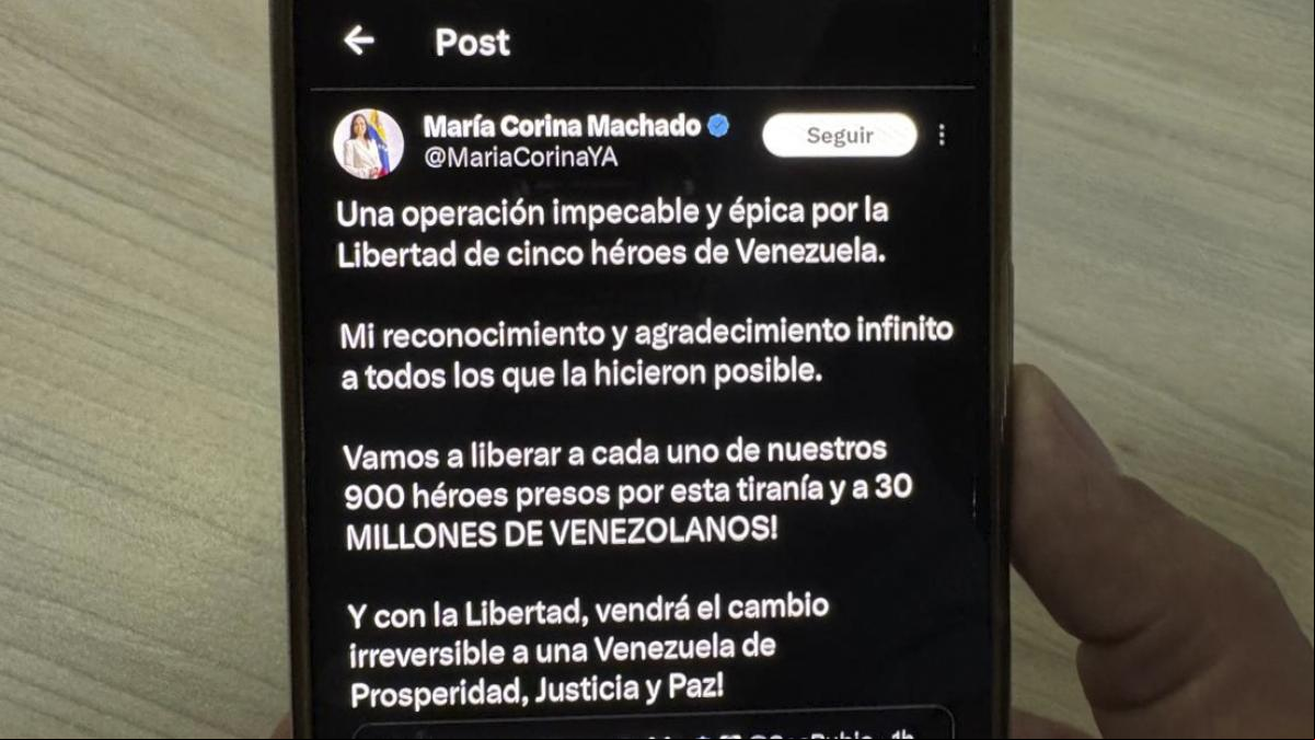 EE.UU. “rescata” a cinco opositores venezolanos refugiados desde hace más de un año en la embajada argentina en Caracas