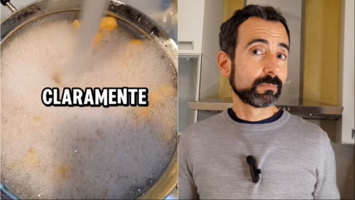 Roger Vilageliu, nutricionista: “La espuma que aparece al aclarar las legumbres de bote no es tóxica ni preocupante, se debe al contenido de proteínas que tiene el jugo”