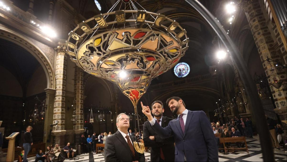 El deporte catalán celebra el Milenario de Montserrat con una ofrenda muy especial El deporte catalán celebra el Milenario de Montserrat con una ofrenda muy especial
