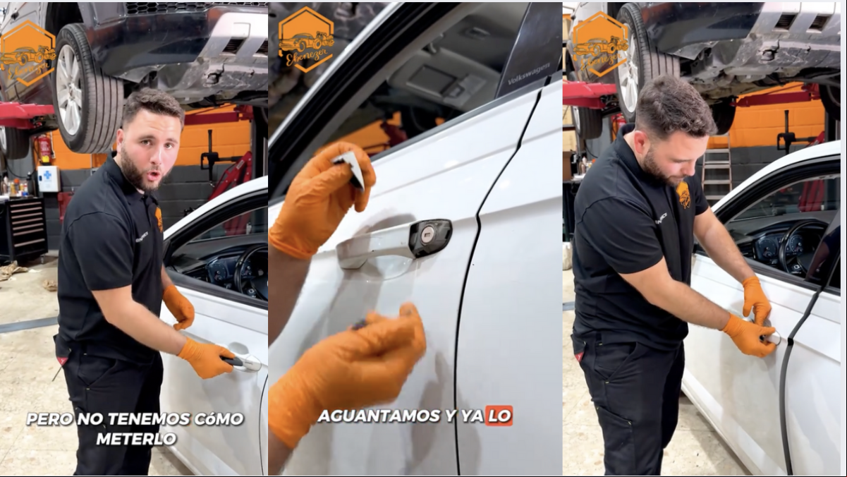 Un mecánico explica cómo abrir un coche sin batería si no tienes cerradura en la maneta: “Es muy sencillo”