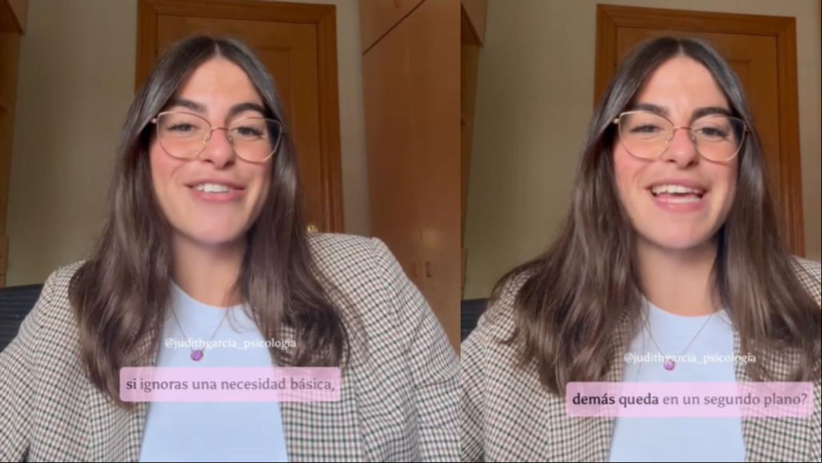 Judith García, psicóloga: “Si ignoras una necesidad básica, el cuerpo va a pedírtelo con más fuerza y de manera más incómoda hasta que no te quede otra que atenderlo”