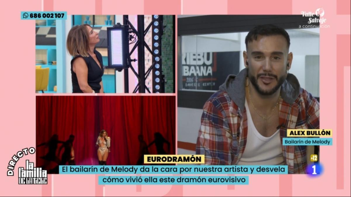 Álex Bullón, bailarín de Melody: Nos quedamos muy sorprendidos. Lo hicimos con mucha ilusión y preparamos todo esto y lo defendimos lo mejor posible