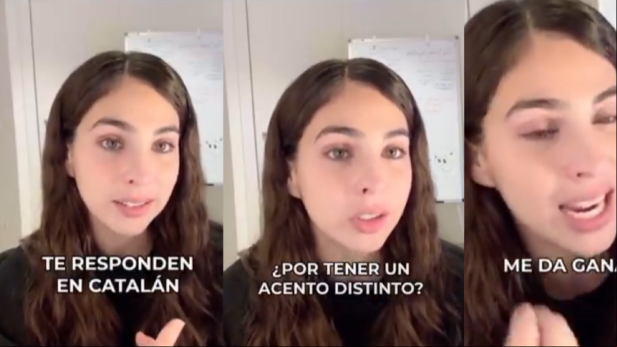 Una argentina que vive en Barcelona critica a los catalanes por habla en catalán: “Saben que soy argentina y lo hacen para molestar” Una argentina que vive en Barcelona critica a los catalanes por habla en catalán: “Saben que soy argentina y lo hacen para molestar”